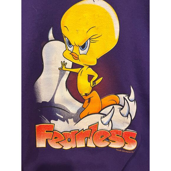 Vintage 90s Tweety cartoon crewneck - Picture 3 of 7